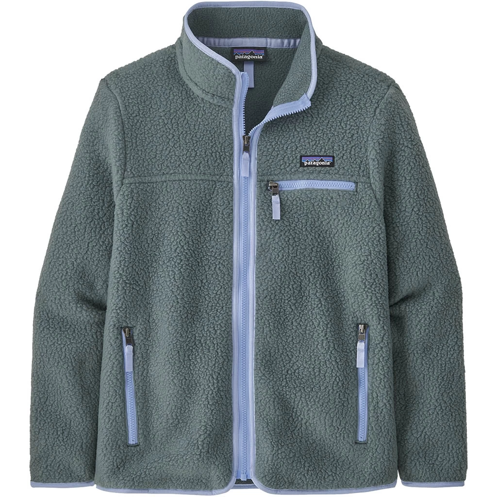 Patagonia Retro Pile Jacket Femme Bleu Et Vert
