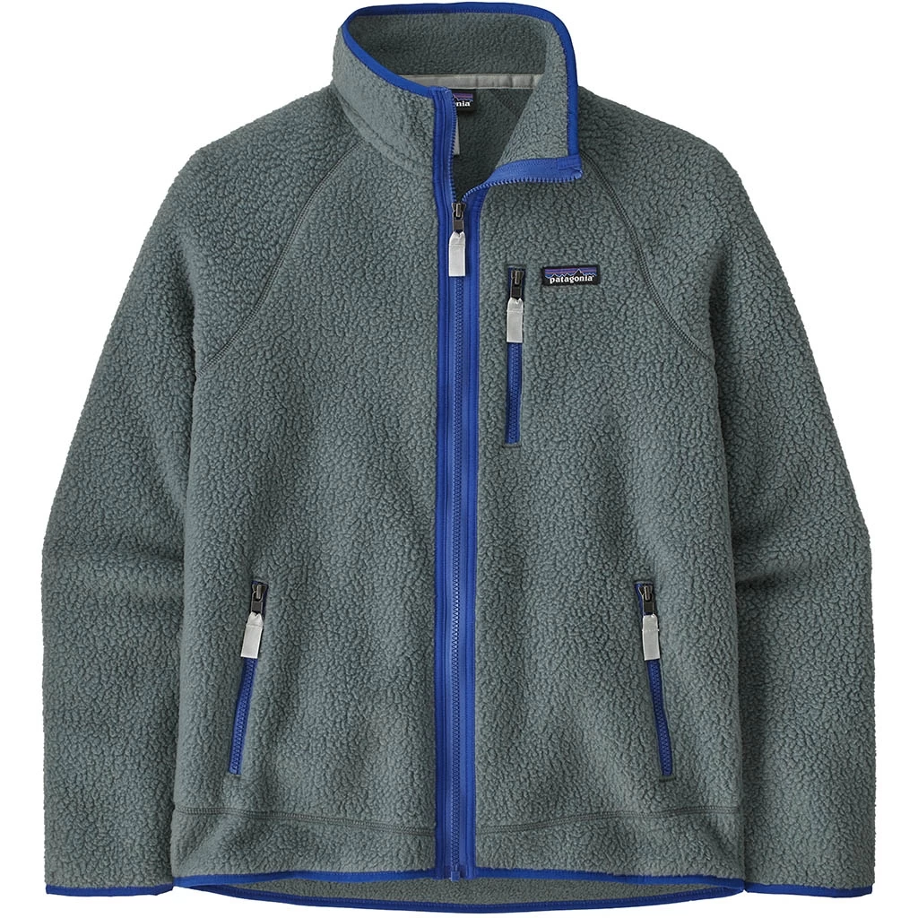 Patagonia Retro Pile Jacket Homme Bleu Et Vert