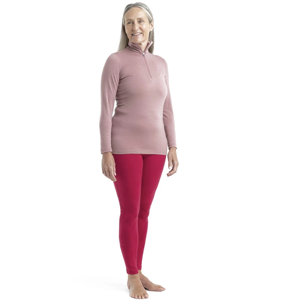 Icebreaker 200 Oasis Long Sleeve Crewe Femme Rose â Image 3