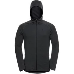 Odlo Pull À Capuche Avec Fermeture Ascent Mer Homme Gris