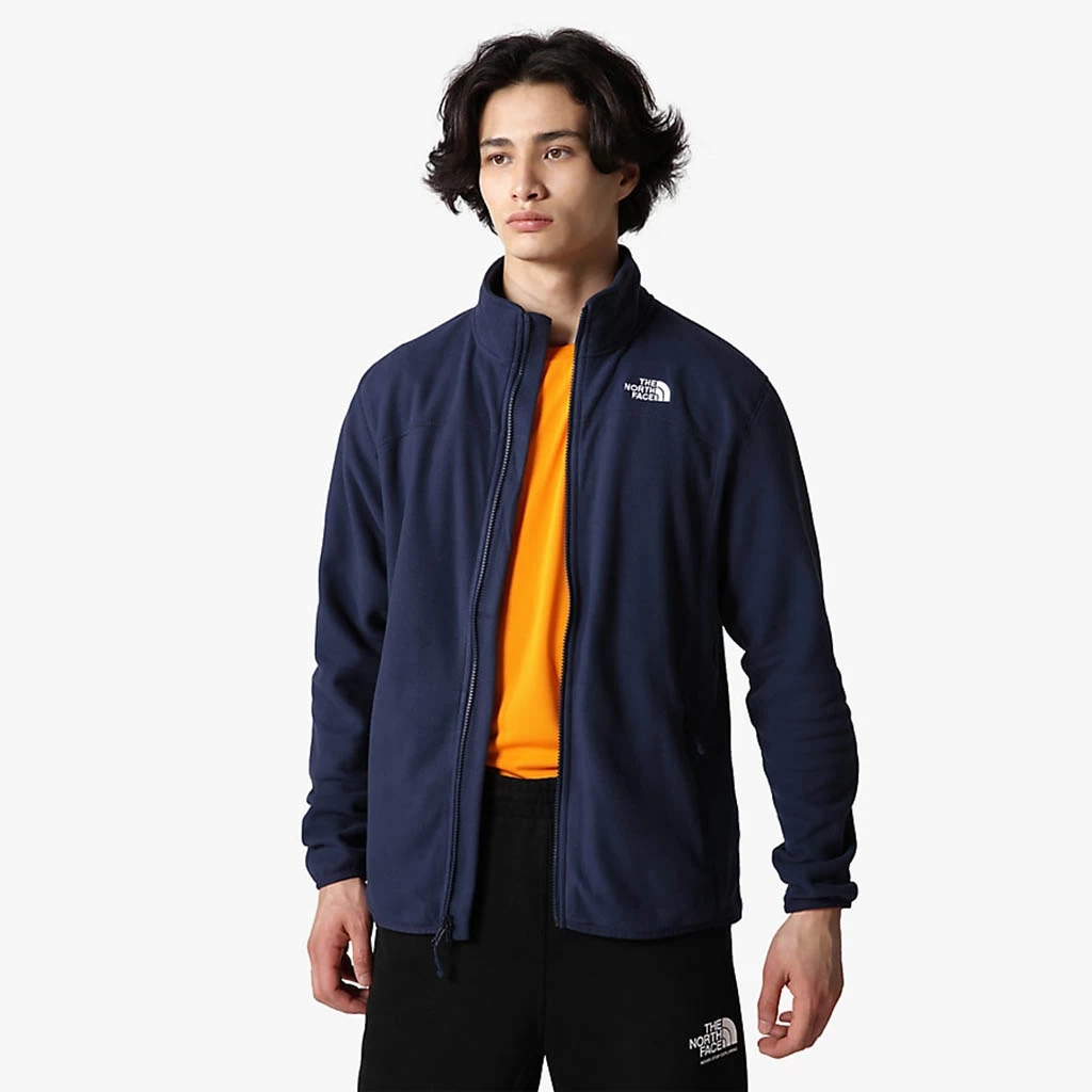 The North Face 100 Glacier Full Zip Homme Bleu Foncé – Image 3