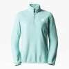 The North Face 100 Glacier 1/4 Zip Femme Turquoise